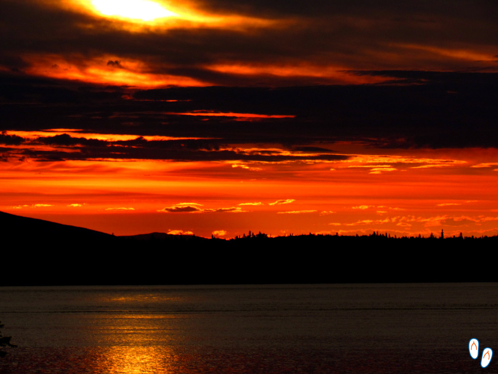 Midnight sunset, Anchorage, Alaska